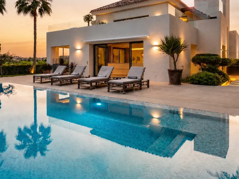 Villa con piscina en venta, inversión SEO internacional para inmobiliarias en Benalmádena