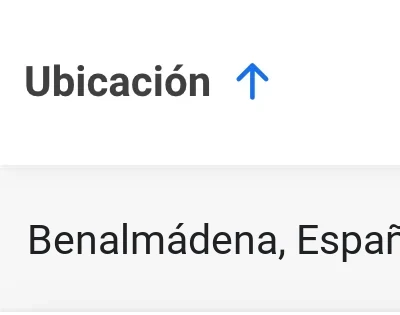 Ubicación del anuncio en la Biblioteca de anuncios de Meta, Benalmádena, España